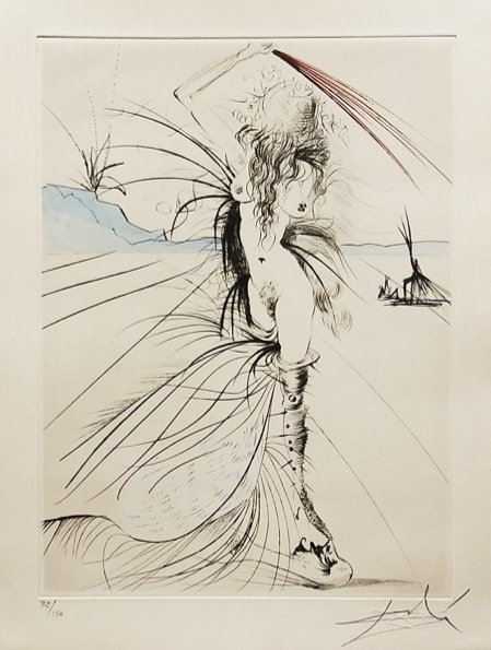 Salvador Dalí, ‘Woman with Whip’, 1969, Print, Original etching, Galerie d'Orsay