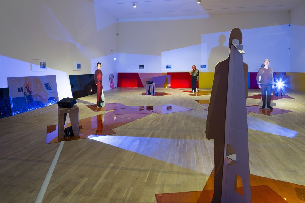 *Into the Dimensional Corridor*, 2014. Photo from the exhibition. Photo: Anders Sune Berg *Into the Dimensional Corridor*, 2014. Photo from the exhibition. Photo: Anders Sune Berg