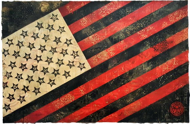 Shepard Fairey (OBEY), ‘Flag’, 2010, Heritage Auctions