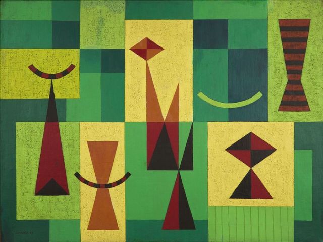 Mario Carreño, ‘Untitled’, 1954, Painting, Oil on canvas, El Museo del Barrio