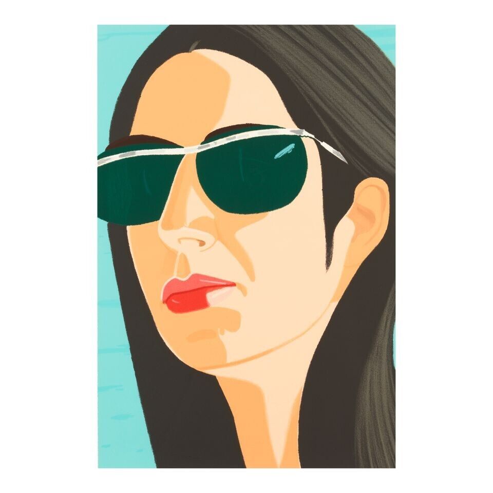 Alex Katz - Ada with Sunglasses, from Alex and Ada, the 1960's to the 1980's (Cantz 243)
