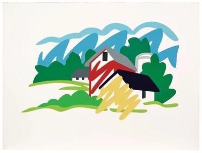 Tom Wesselman - “House and Barn in the distance”