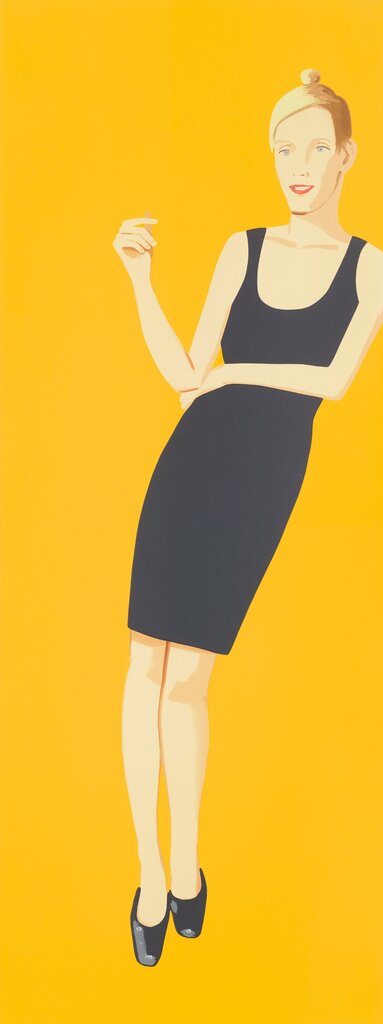 Alex Katz - Oona, from Black Dress