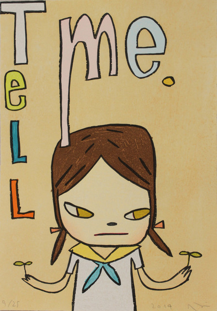 Yoshitomo Nara, ‘Tell Me’, 2004, Print, Ukiyo-e woodcuts, Yodo Gallery