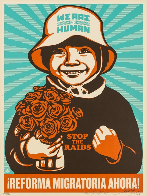 Shepard Fairey, ‘Reforma Migratoria Ahora’, 2009, Forum Auctions