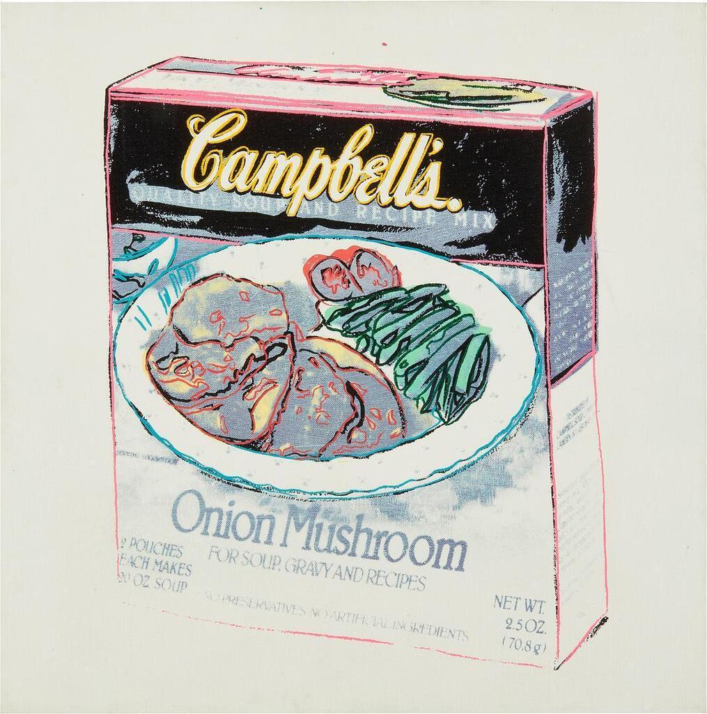 Andy Warhol - Campbell's Onion Mushroom Soup Box