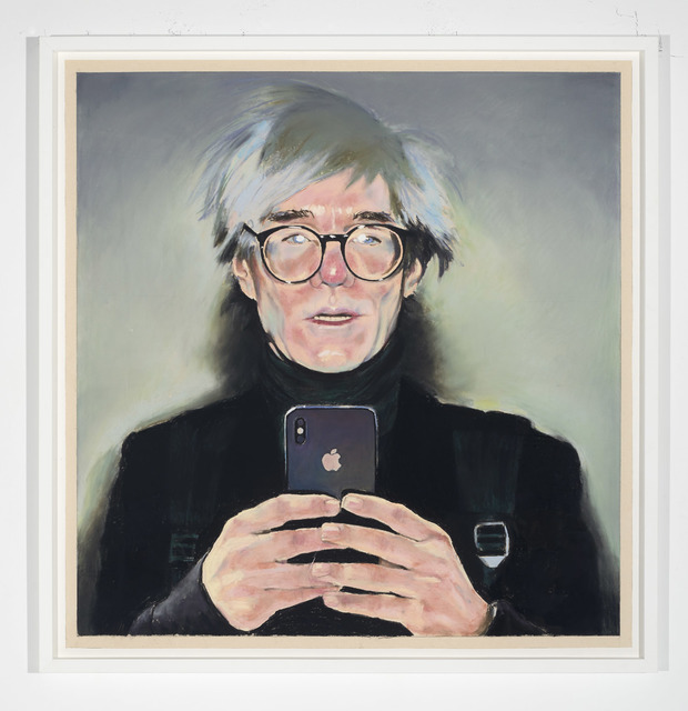 Eric Yahnker, ‘Factory Reset’, 2018, Drawing, Collage or other Work on Paper, Pastel on sandpaper, The Hole