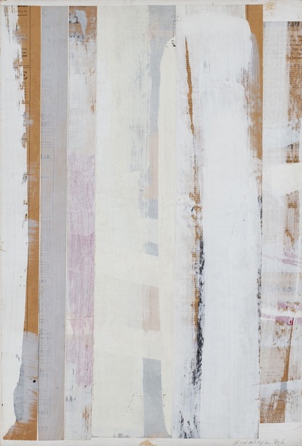 Toti Scialoja, ‘Collage’, 1976, Mixed Media, Mixed media and collage on board, Finarte