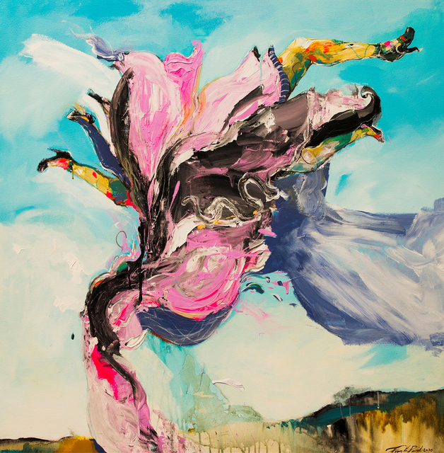 Frank David Valdés, ‘Unas musas visitaron la Tierra / Muses visited the Earth’, 2020, Painting, Acrilyc on canvas, ArteMorfosis - Cuban Art Platform