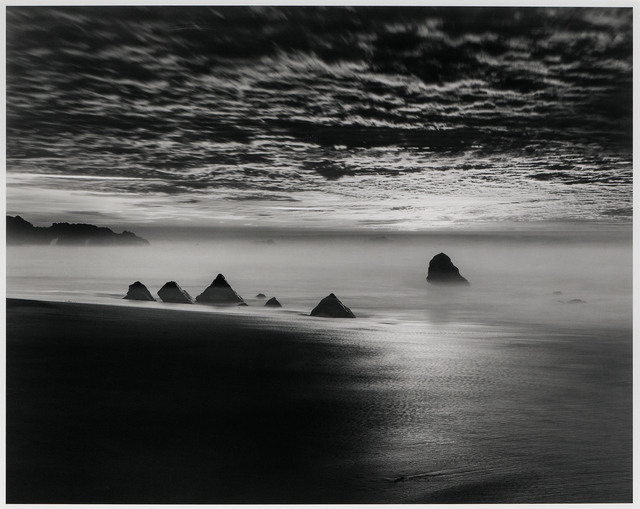 Chip Hooper, ‘Triangle Rocks, Garrapata Beach’, 1998, Photography, Gelatin silver print mounted to board, Skinner