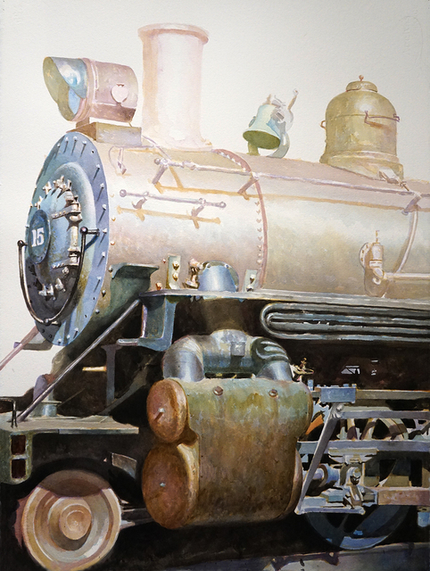 Drew Ernst, ‘Golden Train Study’, 2019, Somerville Manning Gallery