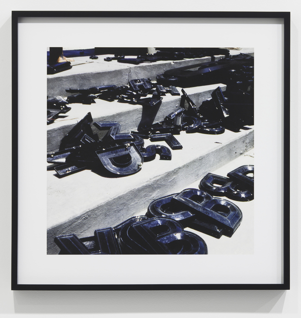 Nancy Holt, ‘Concrete Poem’, 1968, Photography, Inkjet print on archival rag paper taken from original 126 format transparency; printed 2012, Parafin