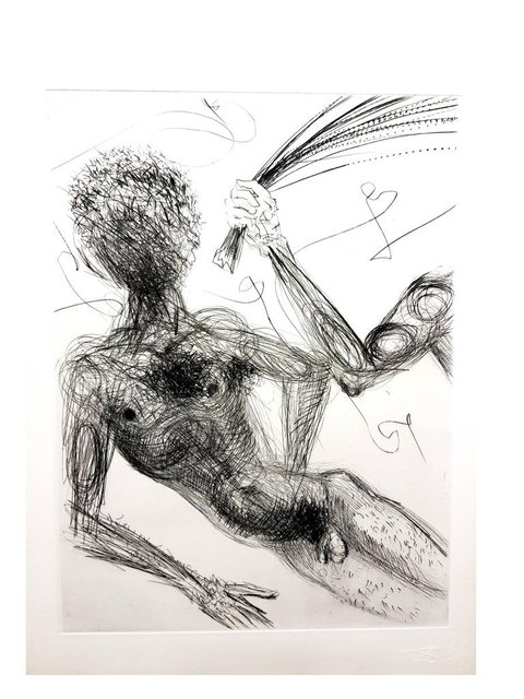 Salvador Dalí, ‘Original Etching "Venus in Furs V" by Salvador Dali’, 1968, Galerie Philia