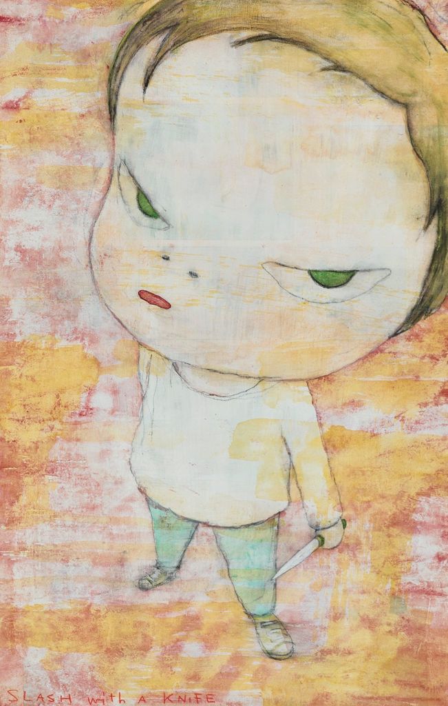 Yoshitomo Nara - SLASH WITH A KNIFE