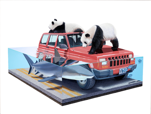 Josh Keyes art print