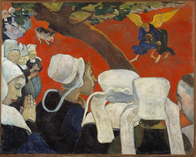 Paul Gauguin, ‘Vision after the Sermon (Jacob Wrestling with the Angel)’, 1888, Art Gallery of Ontario (AGO)