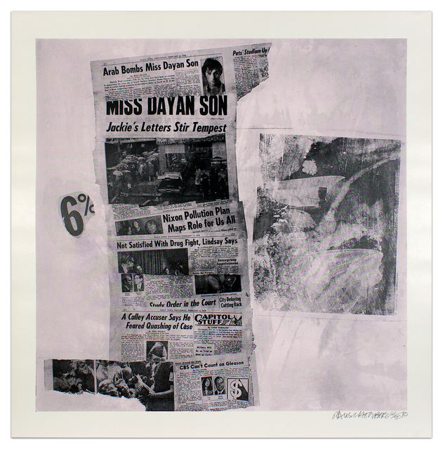 Robert Rauschenberg, ‘Features from Currents #76’, 1970, Krakow Witkin Gallery