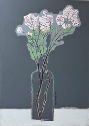 Ng Chung, ‘Azalea’, 2019, Painting, Oil on wood panel, Contemporary by Angela Li