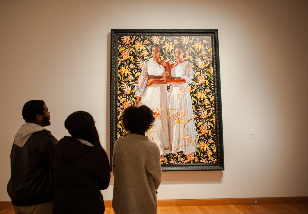 Installation view of Kehinde Wiley: A New Republic at the Seattle Art Museum. © Seattle Art Museum, Photo: Elizabeth Crook. Installation view of Kehinde Wiley: A New Republic at the Seattle Art Museum. © Seattle Art Museum, Photo: Elizabeth Crook.