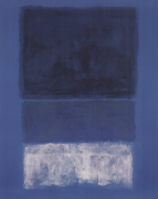 Mark Rothko | No 14 White and Greens in Blue (No Text) (1998 ...