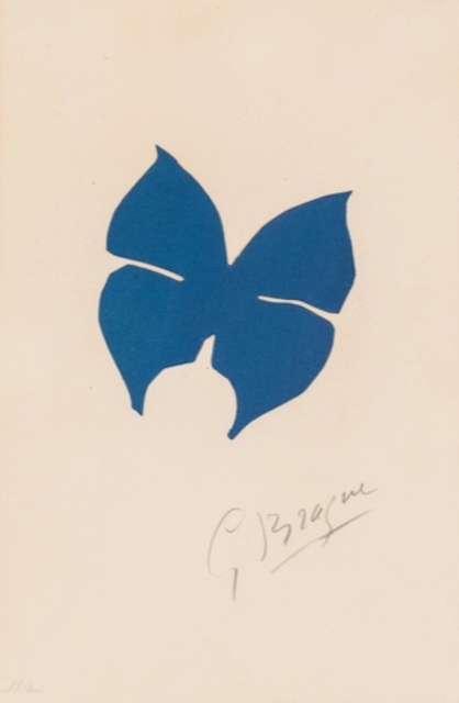 Georges Braque, ‘Le Papillon ’, 1957, Print, Lithography, Dawson Cole Fine Art