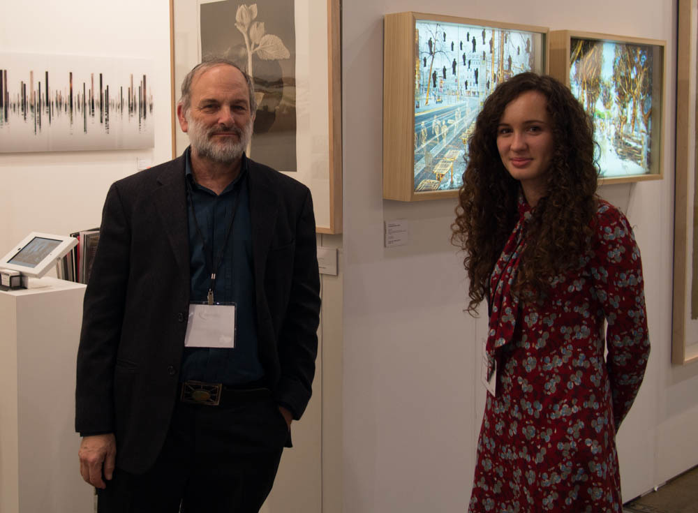 Neil Folberg & Joanna Wojewoda of Vision Gallery at Art Toronto 2014 Neil Folberg & Joanna Wojewoda of Vision Gallery at Art Toronto 2014