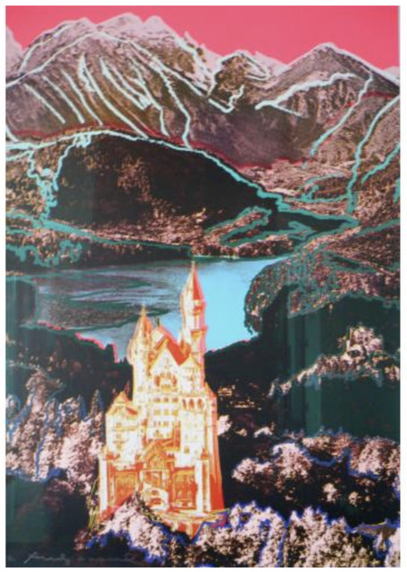 Andy Warhol, ‘Neuschwanstein, F & S II.372’, 1987, Print, Color screenprint, Elizabeth Clement Fine Art