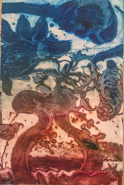 Catherine Howe, ‘Carborundum Monotype : Flowers I’, 2015, Drawing, Collage or other Work on Paper, Ink on Arches Paper, Cross Contemporary Partners