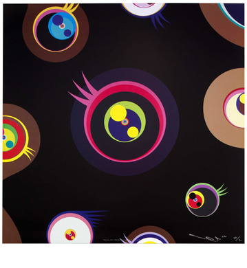 Takashi Murakami, ‘Jellyfish Eyes Black 1’, 2004, Dope! Gallery