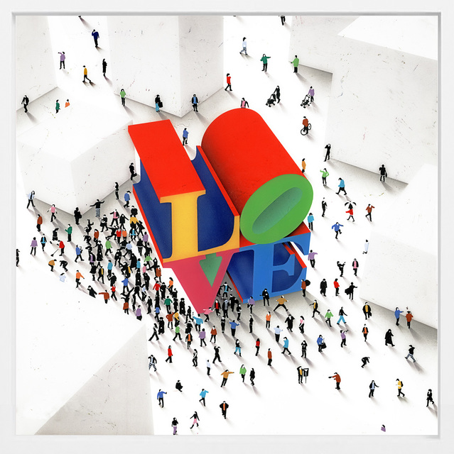 Craig Alan, ‘Love Around The Corner’, 2020, Print, Giclee on canvas, Taglialatella Galleries