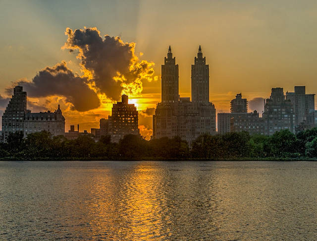 Jeffrey Friedkin, ‘Central Park Sunset’, 2018, Photography, Photography on Metal, The Galleries at Salmagundi