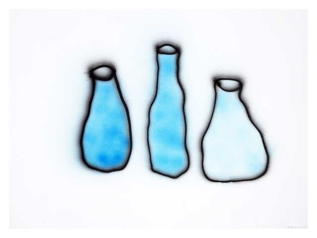 Anne-Lise Coste, ‘Morandi (Three Blue Bottles II)’, 2014, Lullin + Ferrari