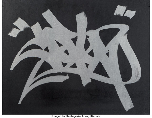 Cope2, ‘Untitled’, 2018, Painting, Acrylic and spray paint on canvas, Heritage Auctions