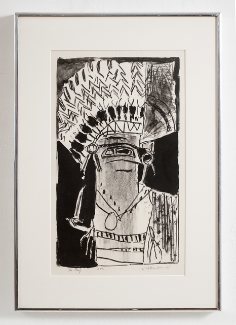 Roy Lichtenstein, ‘The Chief’, 1956, Print, Lithograph, Brooke Alexander, Inc.