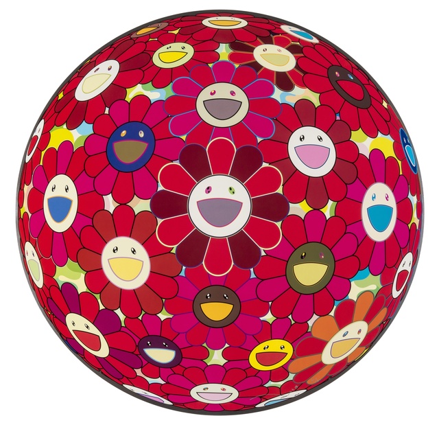 Takashi Murakami, ‘Flowerball 3-D Red Cliff’, 2008, Forum Auctions