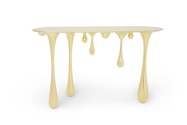 Zhipeng Tan, ‘Melting Console Table (Brass)’, 2017, Design/Decorative Art, Brass, Gallery ALL