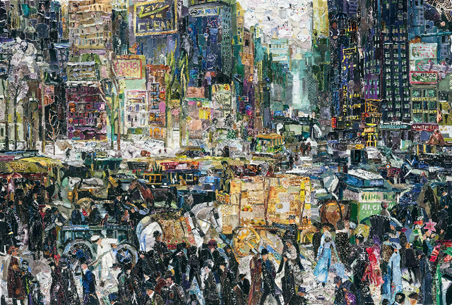 Vik Muniz, ‘New York City, after George Bellows (Pictures of Magazines 2)’, 2011, IFAC Arts