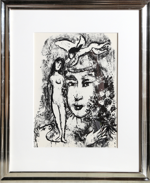 Marc Chagall, ‘Le Clown Blanc from Derrière le Miroir’, 1964, RoGallery