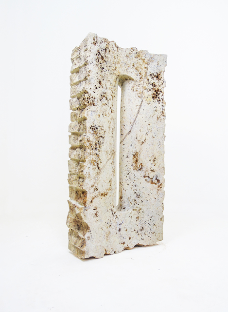 Fernando Pinto, ‘Vertical Horizon’, 2018, Sculpture, Yellow Travertine, Ministry of Nomads