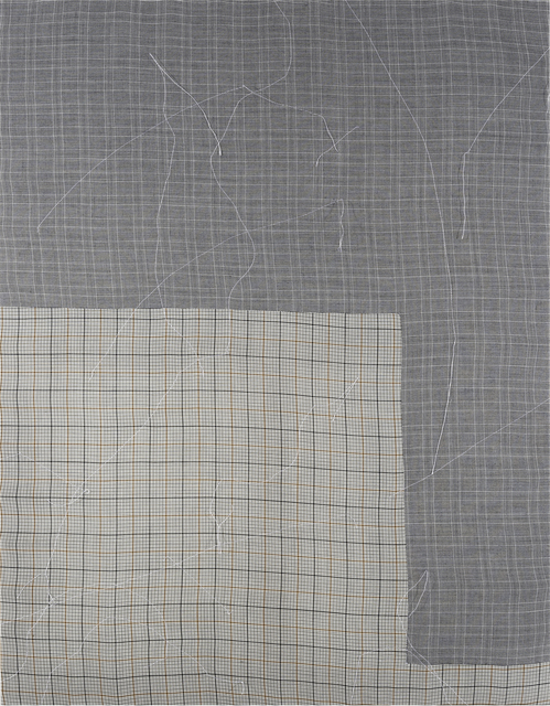 Fay Shin, ‘Air and Grid’, 2019, Painting, Man suit, silk thread, GALLERY SU: