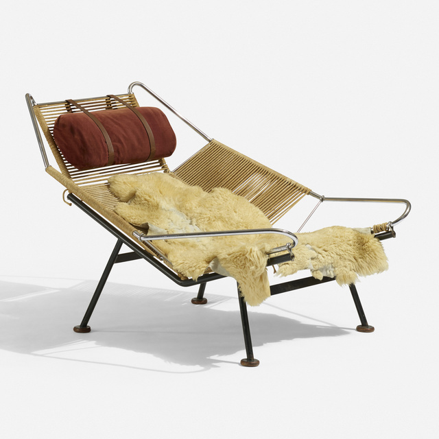 Hans Jorgensen Wegner Getama Early Flag Halyard Lounge Chair