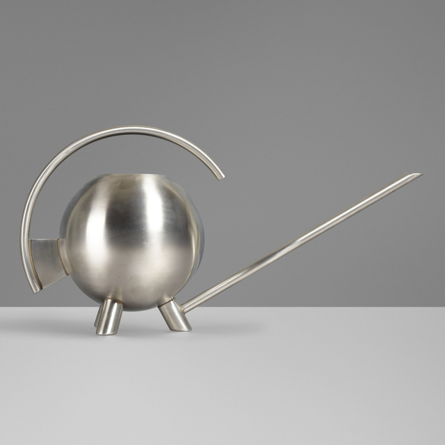 ‘Watering can’, Design/Decorative Art, Stainless steel, chrome-plated brass, silver plate, Rago/Wright