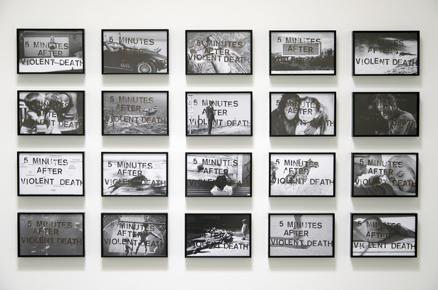 João Louro, ‘5 Minutes After Violent Death’, 2014, Photography, Gelatin silver prints and permanent ink, Christopher Grimes Projects