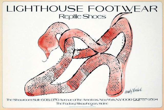 Andy Warhol, ‘Andy Warhol Lighthouse Footwear Poster 1979’, 1979, Lot 180