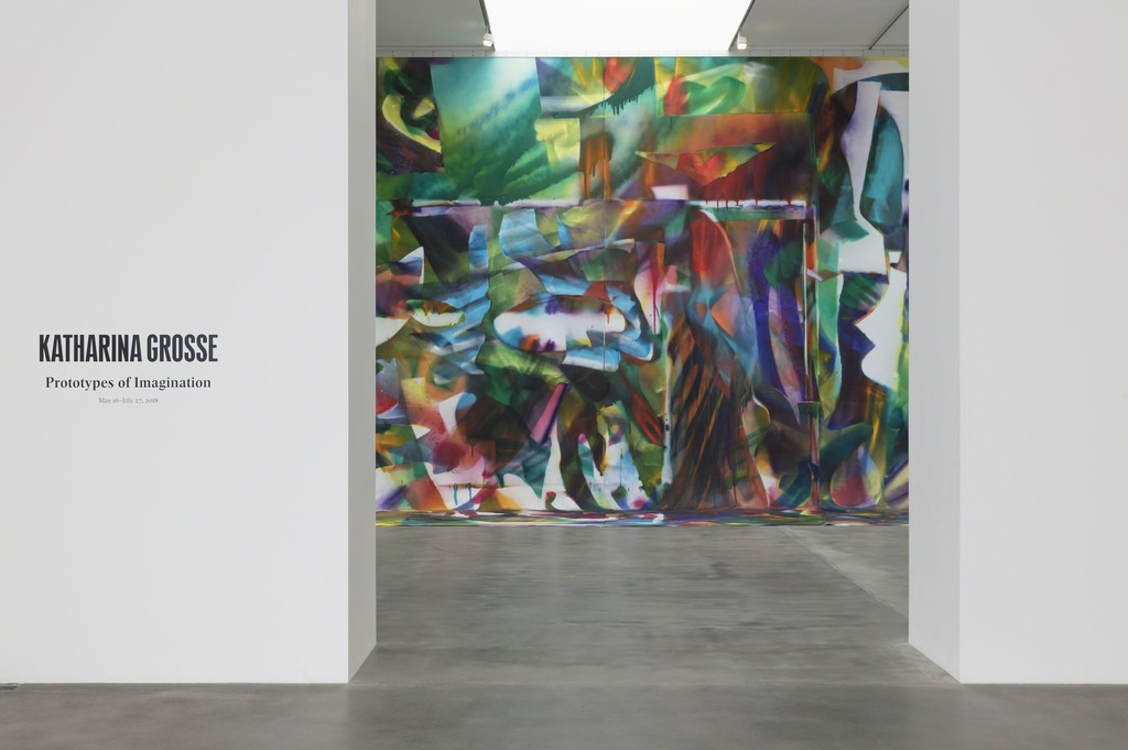 Artworks © Katharina Grosse and VG Bild-Kunst, Bonn. Photo: Lucy Dawkins. Courtesy Gagosian. Artworks © Katharina Grosse and VG Bild-Kunst, Bonn. Photo: Lucy Dawkins. Courtesy Gagosian.
