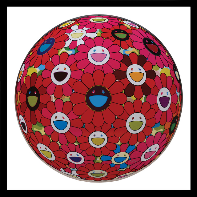 Takashi Murakami, ‘Flowerball (3D) Red, Pink, Blue.’, 2013, Peter Harrington Gallery