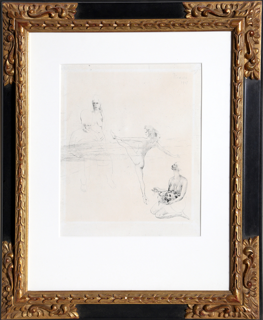 Pablo Picasso, ‘Salomé from La Suite des Saltimbanques’, 1905, Print, Drypoint Etching on van Gelder wover paper, RoGallery