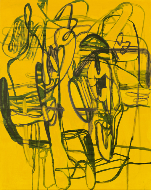 Jana Schröder, ‘Kadlites NRS 3’, 2020, Painting, Acrylic, graphite, lead and oil on canvas, Natalia Hug Gallery