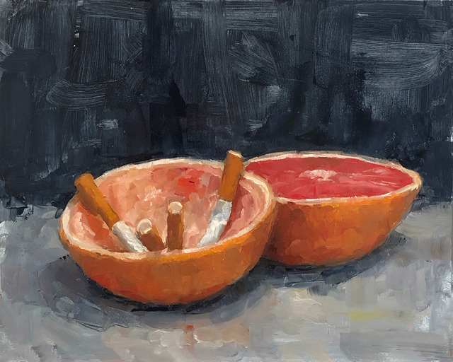 Tom Giesler, ‘Health Study 22: the good the bad’, 2020, Painting, Oil on panel, McVarish Gallery