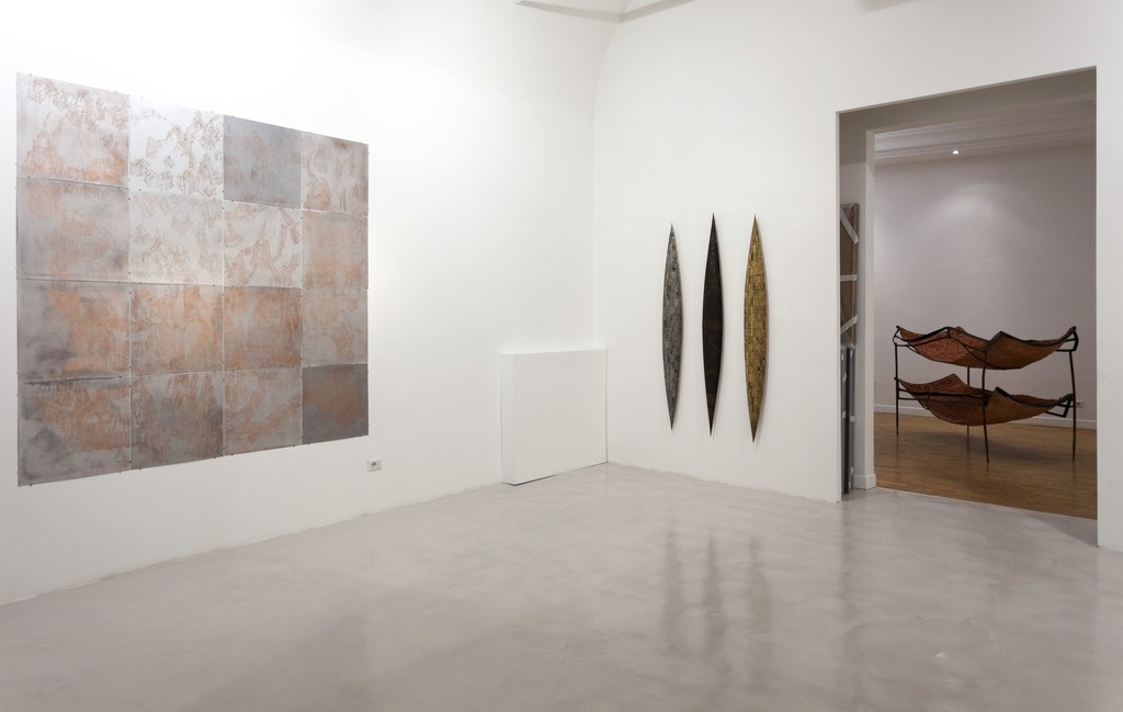 Installation view: Federico Guerri, Remo Suprani, Mattia Vernocchi Installation view: Federico Guerri, Remo Suprani, Mattia Vernocchi